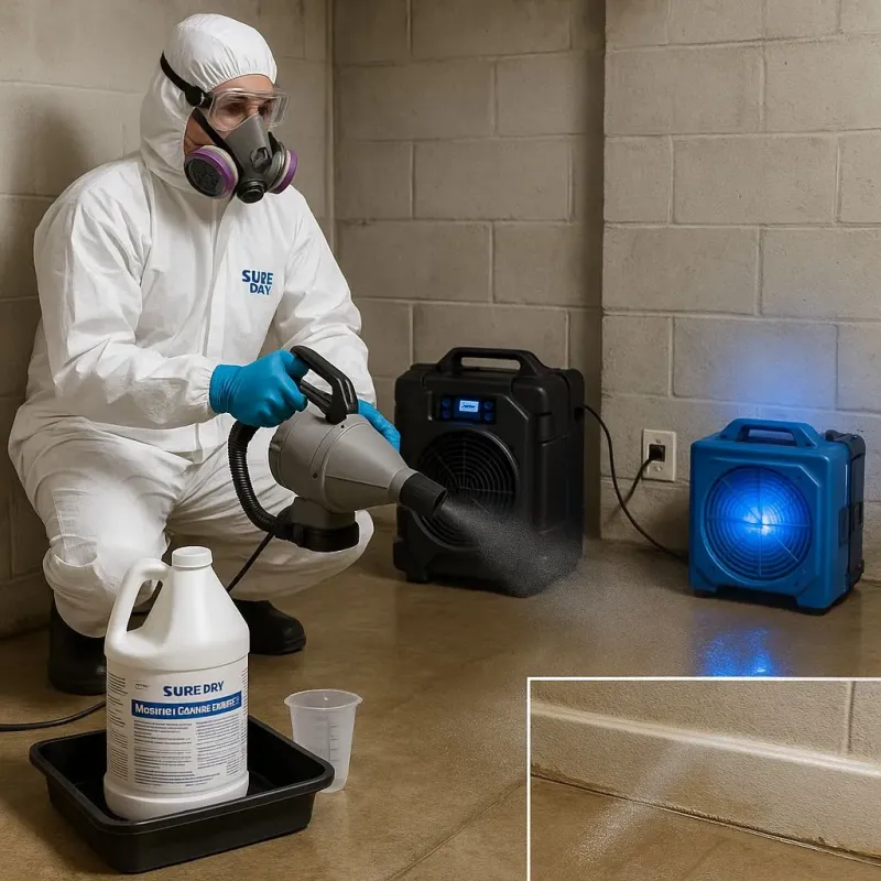 Sanitization and Odor Removal process in Glyndon, MN
