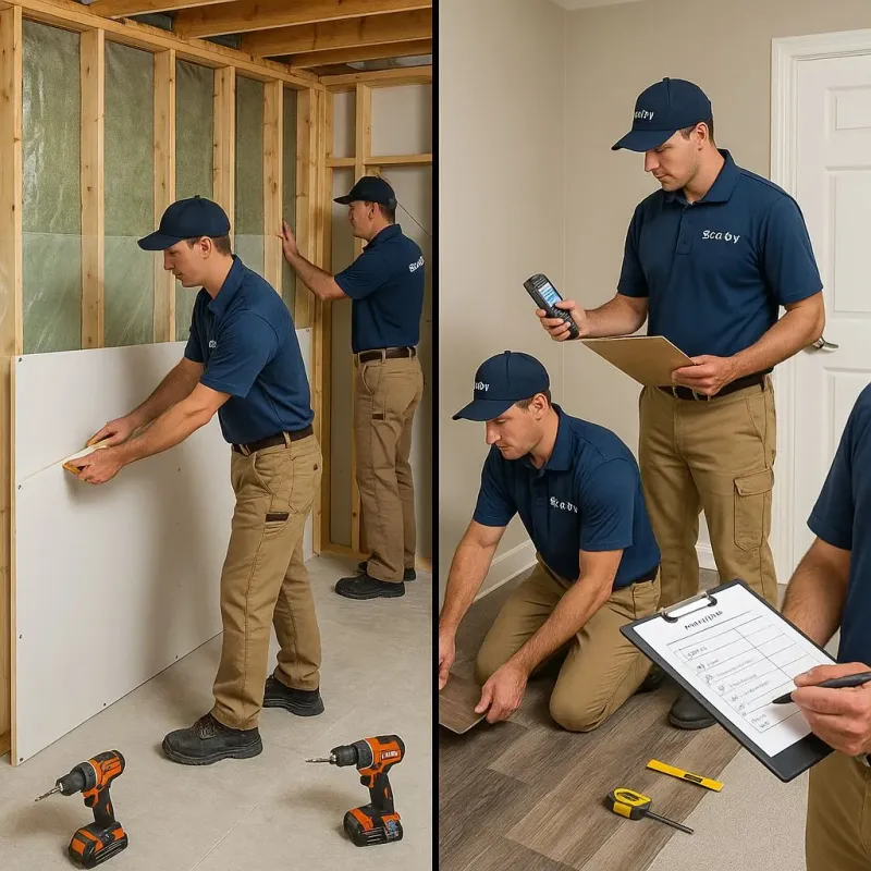 Repairs and Reconstruction process in Glyndon, MN